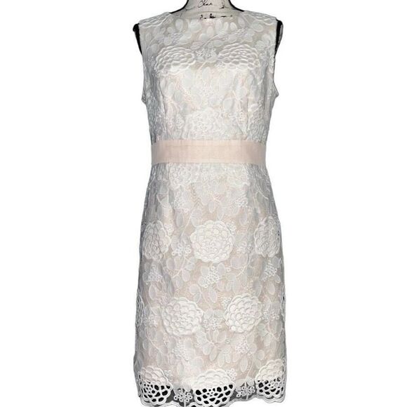 Luxology blush pink lace dress 10 - Picture 1 of 6